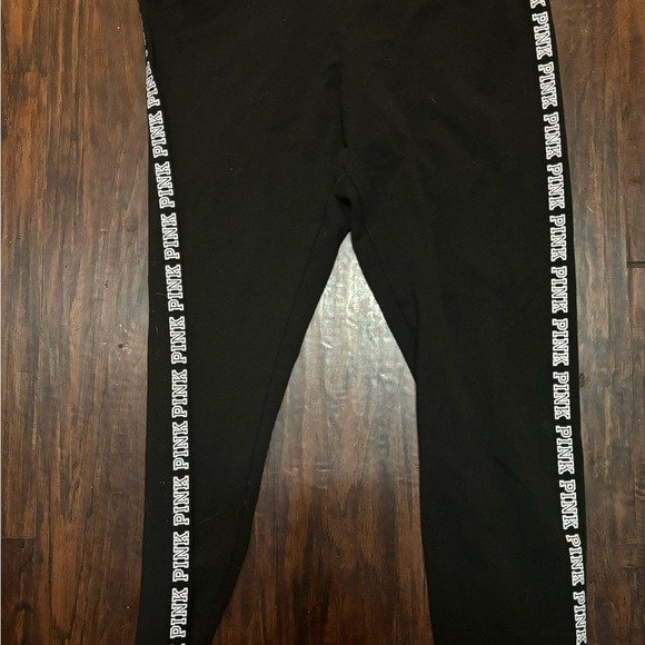 PINK Victoria's Secret Pants - PINK HIGH WAIST LOGO LEGGINGS